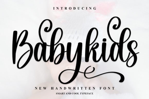 Babykids Font: A Handwritten Typeface for Polished Brands