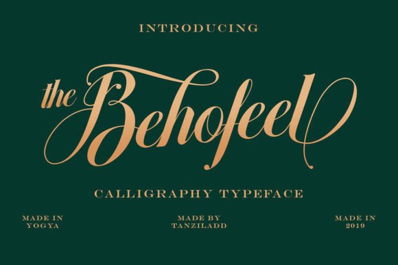 Behofeel Font Review: Elevating Web Design with Elegant Script