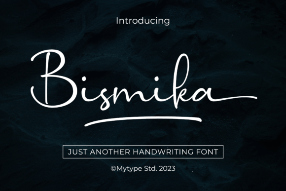 Bismika: An Elegant Script Font for Handmade Brands