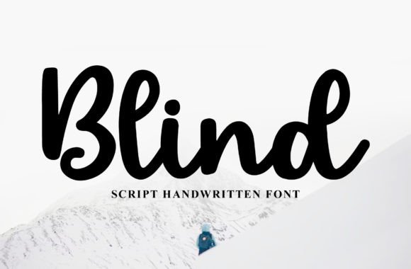 Blind: A Charming Script Font for Handmade Brands