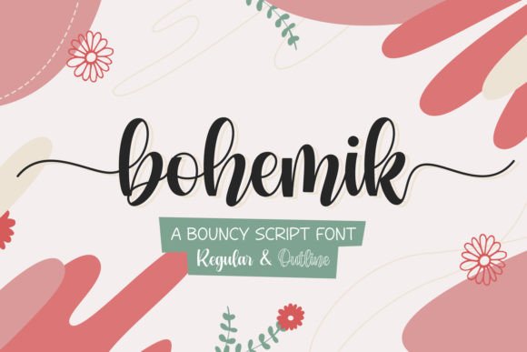 Bohemik: A Playful Script Font for Modern Brand Identity