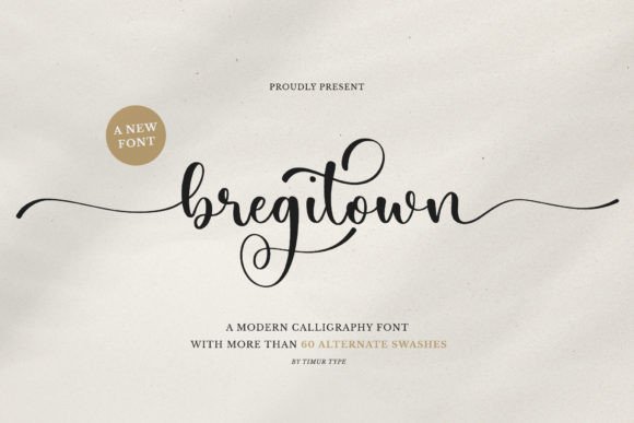 Bregitwon: The Elegant Script Font for Your Brand