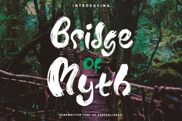 Bridge of Myth Font: Bold Script for Scroll-Stopping Designs