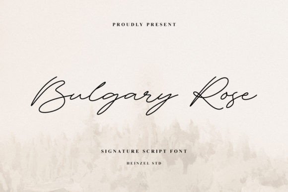 Bulgary Rose: The Script Font That Elevates Small Business Brands