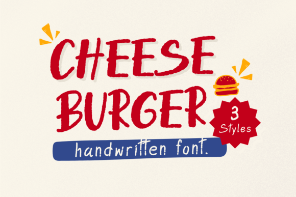 Cheese Burger Font: A Playful Typeface for Social Campaigns