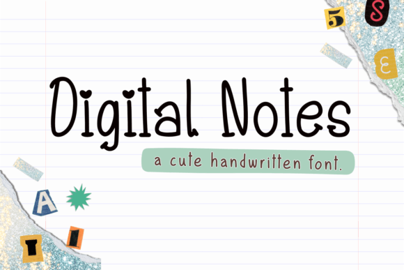 Digital Notes: A Handwritten Font for Authentic Branding