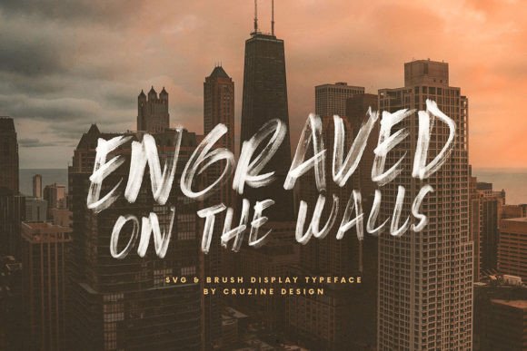 Engraved on the Walls: A Bold Script Font for Campaign Impact