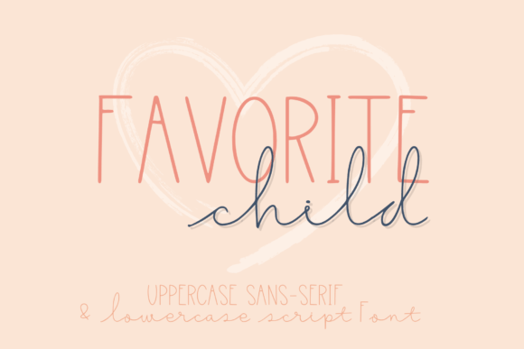 Favorite Child Font: A Playful Script for Handmade Brands