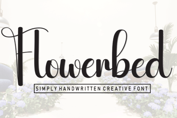Flowerbed Font: A Handwritten Typeface for Editorial Design