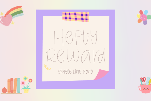 Hefty Reward: A Quirky Handwritten Font for Web Design