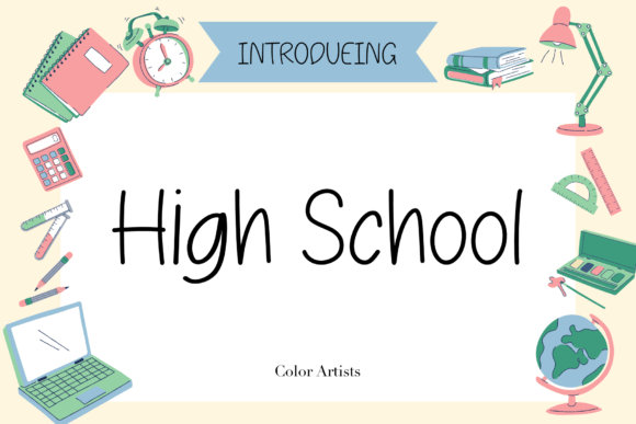 High School Font: The Varsity Typeface for Bold Marketing