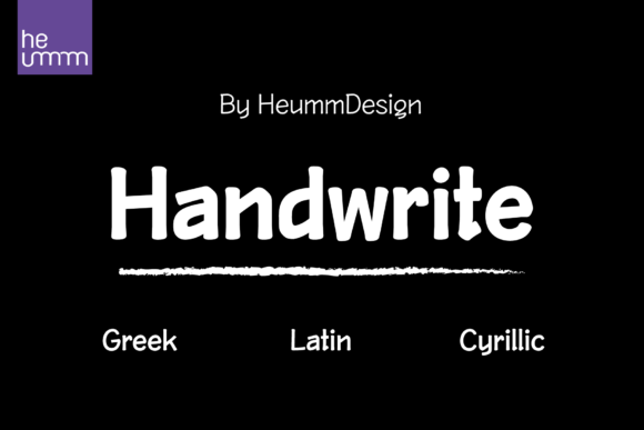 Hu Handwrite: A Bold Typeface for Modern Editorial Design