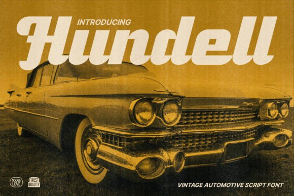 Hundell Font Review: A Vintage Script for Modern Branding