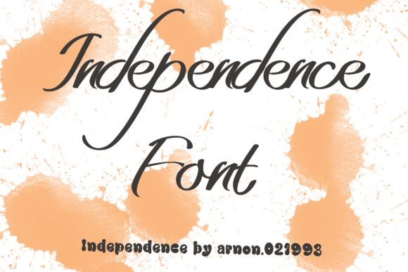 Independence: A Handwritten Typeface for Editorial Warmth