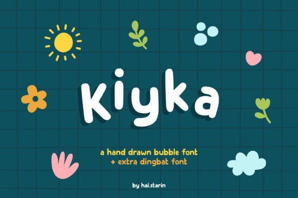 Kiyka: A Playful Hand-Drawn Font for Modern Web Design