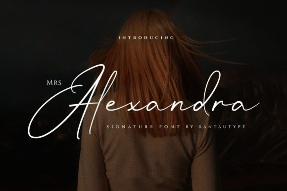 Mrs Alexandra: A Script Font for Elegant Web Design