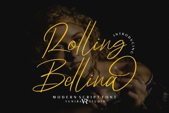 Rolling Bellina: A Handwritten Typeface for Modern Web Design