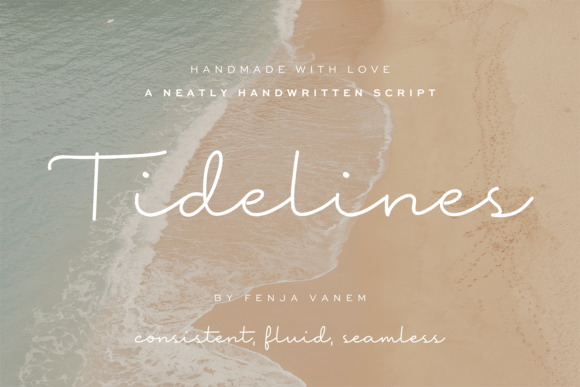 Tidelines Font: Elevate Your Handmade Brand with Oceanic Script