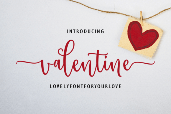Valentine Love: A Modern Script Font for Web Design