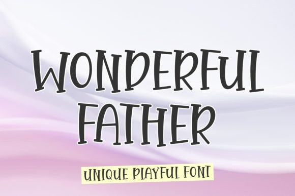 Wonderful Father Font: A Playful Script for Web Design