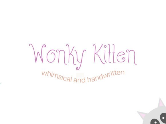Wonky Kitten: A Playful Typeface for Editorial Design